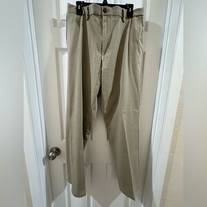 Khaki slacks, relaxed fit, dockers